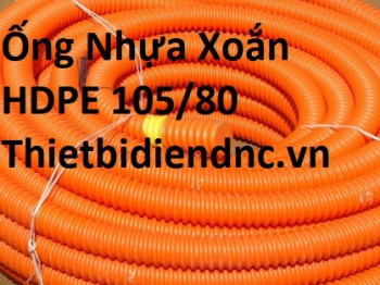 Ống Nhựa Xoắn HDPE 105/80